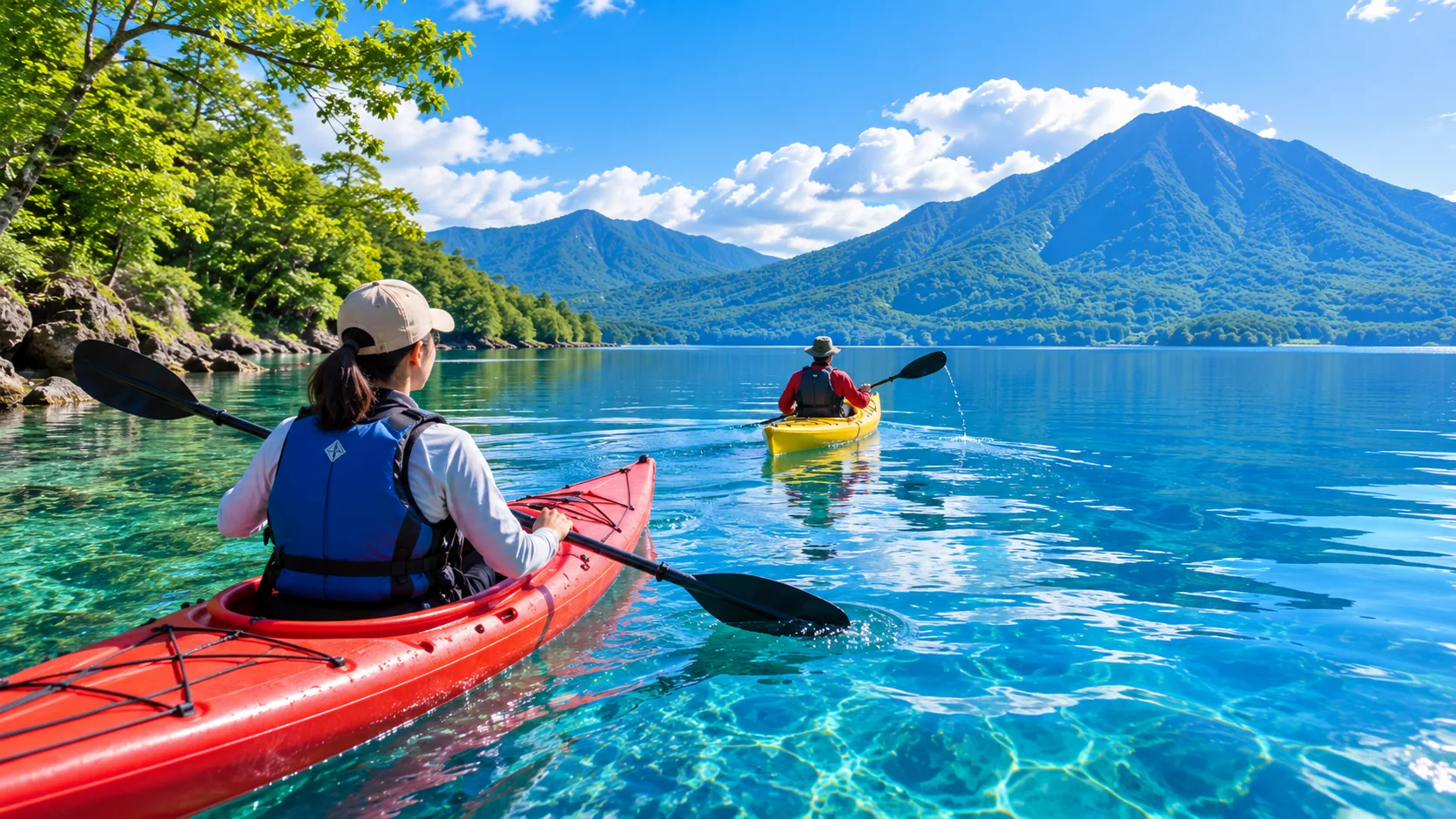Lake Shikotsu Crystal Kayak Experience